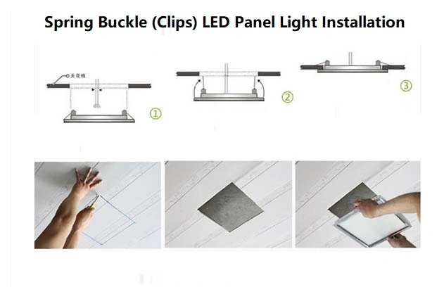 Factory Aluminum Acrylic 60*60, 600*600 595*595, 2FT*2FT,2*4 LED Square Rectangle Lighting Slim Recessed Surface LED Panel Light LED Lamp LED Lights for Ceiling