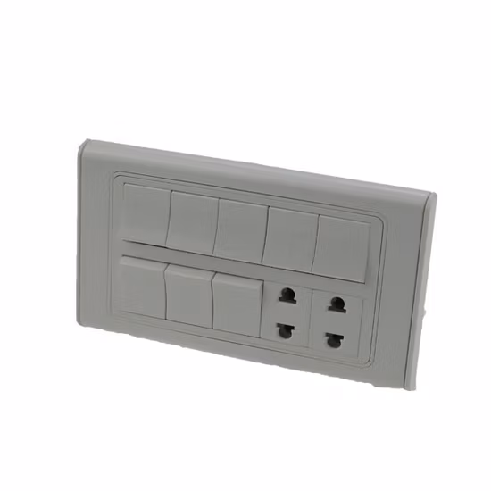 1 Gang 15A Round-Pin Wall Switched Socket