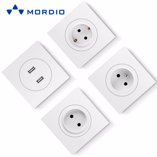 EU 벽 스위치 둥근 시리즈 전기 이음쇠 2 갱 1 방법 스위치